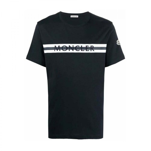 Moncler, T-Shirt Niebieski, male, 981.00PLN