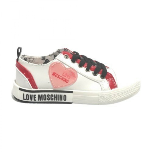 Moschino, Scarpe sneakers in pelle D21Mo13 Biały, female, 803.00PLN