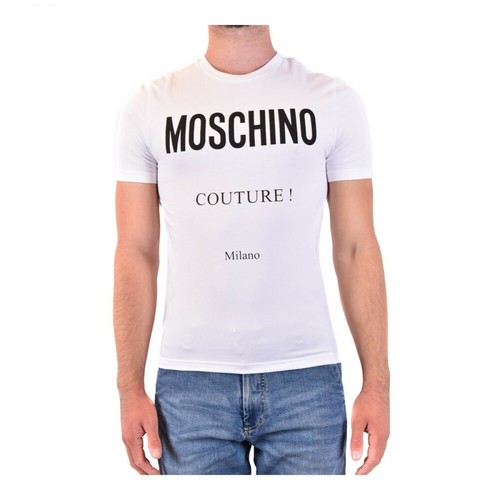 Moschino, T-shirt Biały, male, 626.00PLN