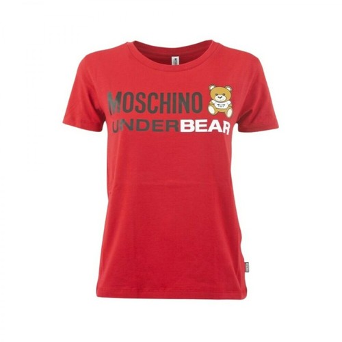 Moschino, T-shirt Czerwony, female, 281.00PLN