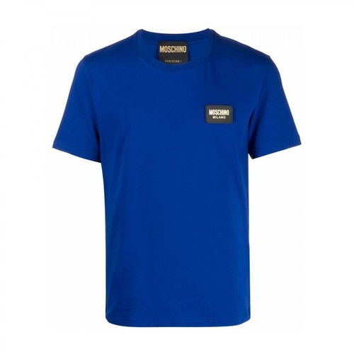 Moschino, T-shirt Niebieski, male, 756.00PLN