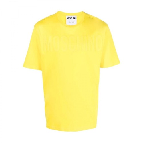Moschino, T-shirt Żółty, male, 867.00PLN