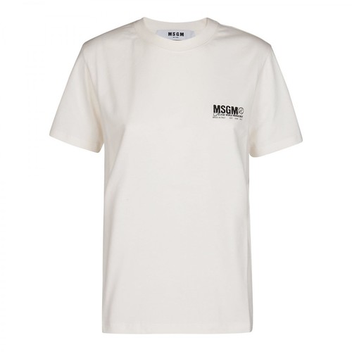Msgm, T-shirt Biały, female, 374.00PLN
