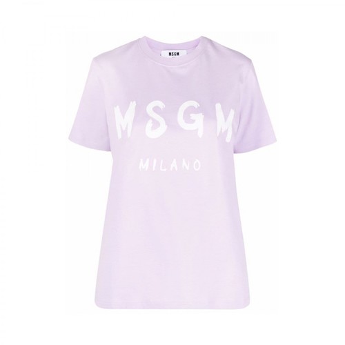 Msgm, T-Shirt Różowy, female, 572.22PLN