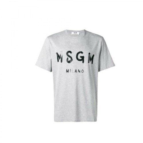 Msgm, T-shirt Szary, female, 393.00PLN