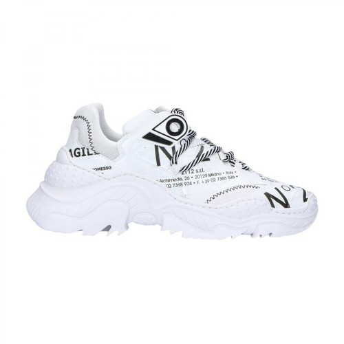 N21, Sneakers in pelle - Billy-W Biały, unisex, 1355.00PLN
