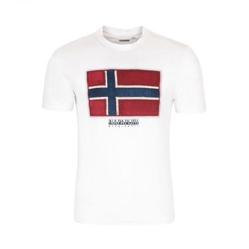 Napapijri, T-shirt Biały, male, 99.50PLN