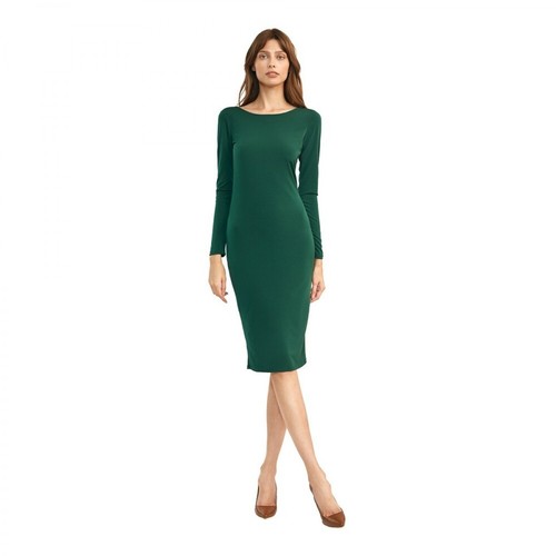 Nife, sukienka z wycięciem na plecach Zielony, female, 141.55PLN
