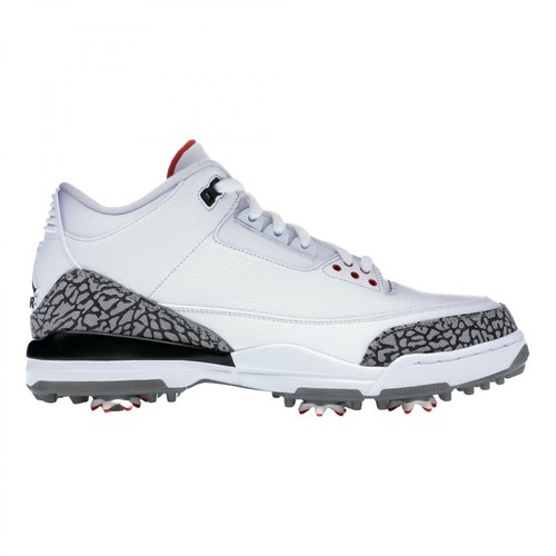 Nike, Air Jordan 3 Retro Golf Cement Biały, male, 8625.00PLN