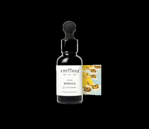 Odżywcze serum olejowe do twarzy z witaminą C (5%) o działaniu regeneracyjnym dla cery normalnej, MARULA 30ml 79.00PLN