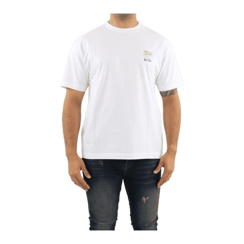 Olaf Hussein, Fungi T-shirt Biały, male, 250.34PLN