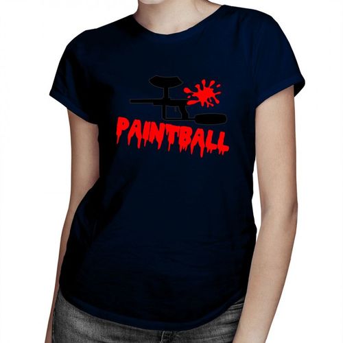 Paintball gun - damska koszulka z nadrukiem 69.00PLN