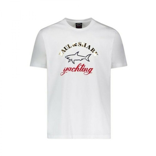 Paul & Shark, T-Shirt 21411042 Biały, male, 567.38PLN