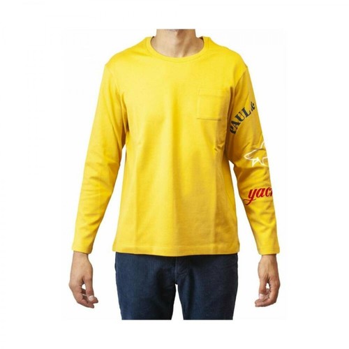 Paul & Shark, T-shirt Żółty, male, 443.80PLN