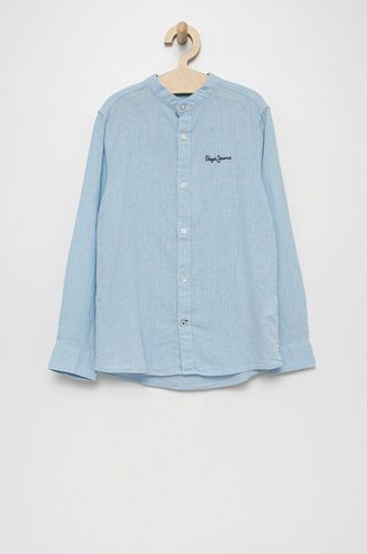 Pepe Jeans koszula z domieszką lnu dziecięca 239.99PLN
