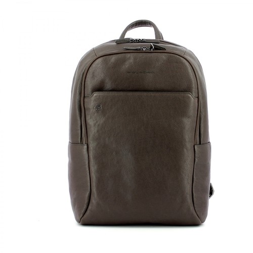 Piquadro, Square PC Backpack Brązowy, male, 1469.00PLN