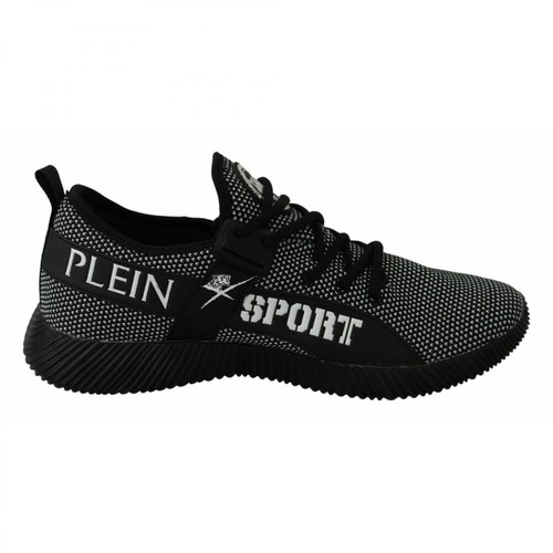 Plein Sport, Runner Mason Sneakers Shoes Czarny, female, 1050.45PLN