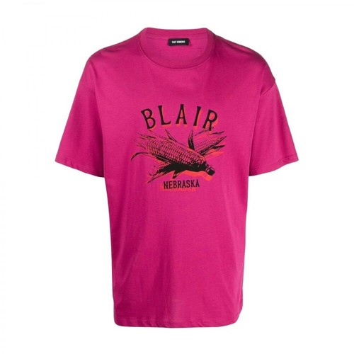 Raf Simons, T-shirt Różowy, male, 1293.00PLN