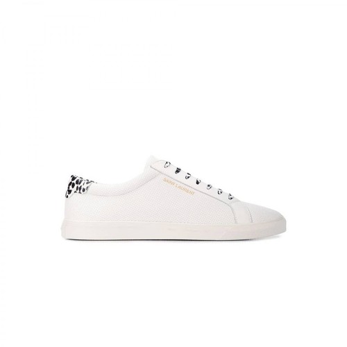 Saint Laurent, Andy Low-Top Sneakers Biały, male, 2596.00PLN