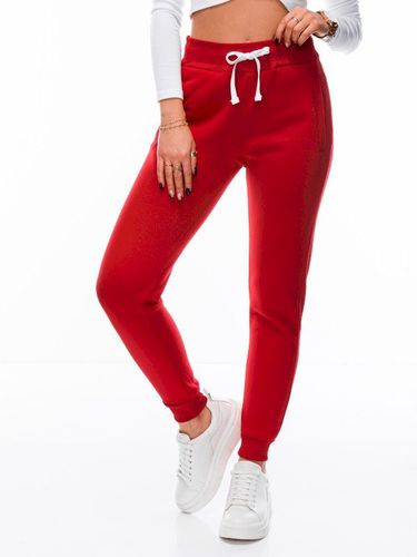 Spodnie damskie dresowe 070PLR - czerwone 29.99PLN