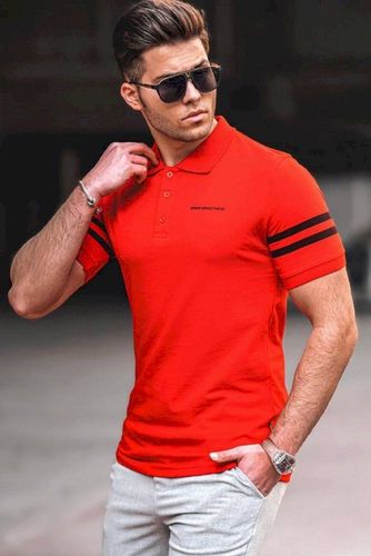 T-shirt męski OLIVER RED 59.00PLN