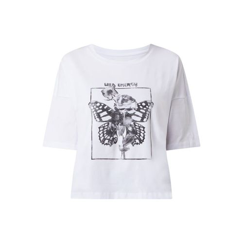 T-shirt o pudełkowym kroju z nadrukiem model ‘Amy’ 59.99PLN