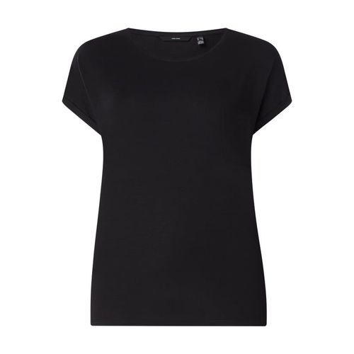 T-shirt PLUS SIZE z ukośnie skrojonymi rękawami model ‘Dava’ 44.99PLN