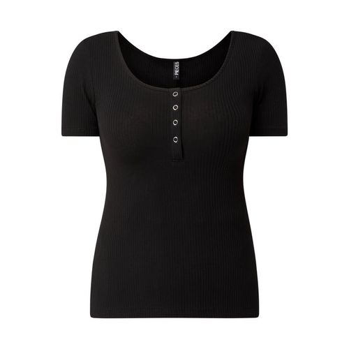 T-shirt z bawełny ekologicznej i elastanu model ‘Kitte’ 59.99PLN