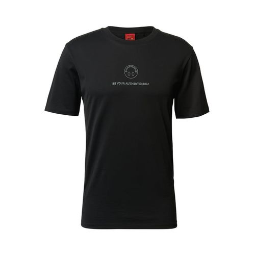 T-shirt z czystej bawełny z nadrukiem z motywem model ‘Deppelin’ 249.99PLN
