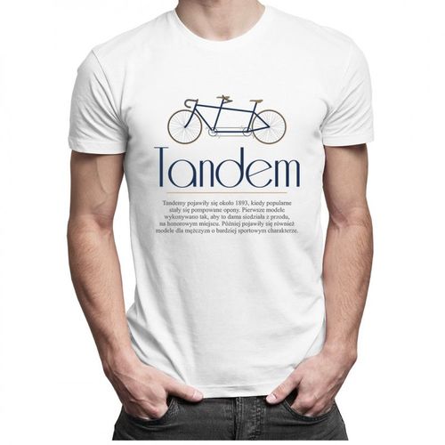 Tandem - męska koszulka z nadrukiem 69.00PLN