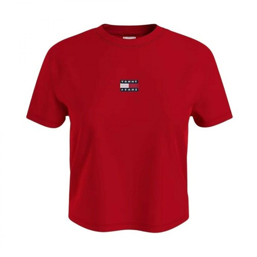 Tommy Hilfiger, Center t-shirt Czerwony, female, 251.00PLN