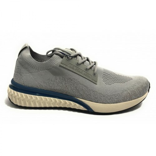 US Polo, Sneakers Running Mod. Elser Tessuto Knitted Us19Up04] Szary, male, 548.00PLN
