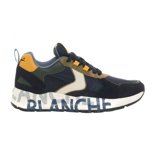 Voile Blanche, Sneakers with raised part at the back Niebieski, male, 712.00PLN