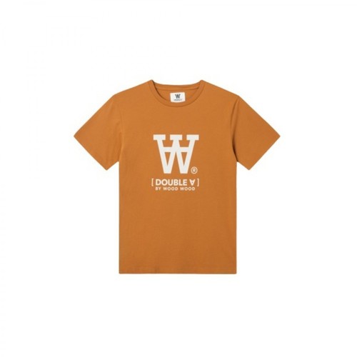 Wood Wood, Ace T-shirt Pomarańczowy, male, 274.85PLN