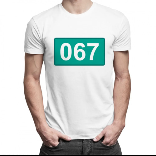067 - męska koszulka z nadrukiem 69.00PLN
