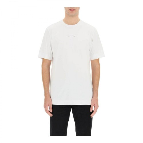 1017 Alyx 9SM, Melt circle logo t-shirt Biały, male, 821.00PLN
