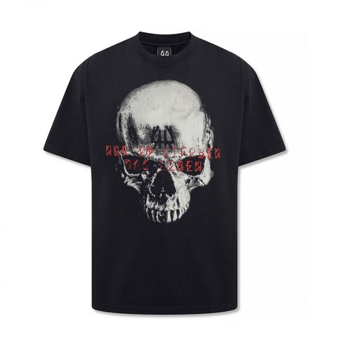 44 Label Group, Skull printed T-shirt Czarny, male, 730.00PLN