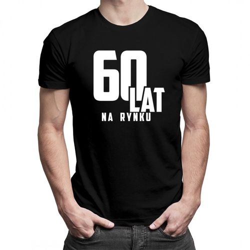 60 lat na rynku - męska koszulka z nadrukiem 69.00PLN