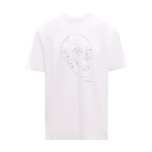 Alexander McQueen, T-Shirt 666623Qrz7A Biały, male, 667.00PLN