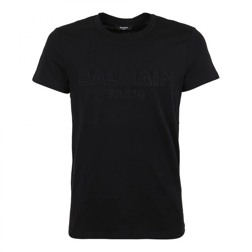 Balmain, T-shirt short sleeves Czarny, male, 1346.00PLN