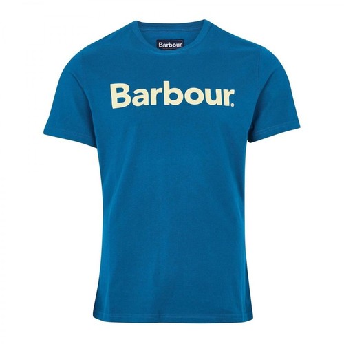 Barbour, T-Shirt Niebieski, male, 215.00PLN