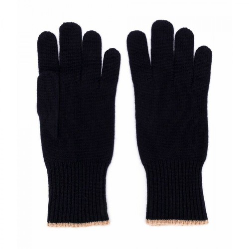 Brunello Cucinelli, Gloves M2293118 Niebieski, male, 2166.00PLN