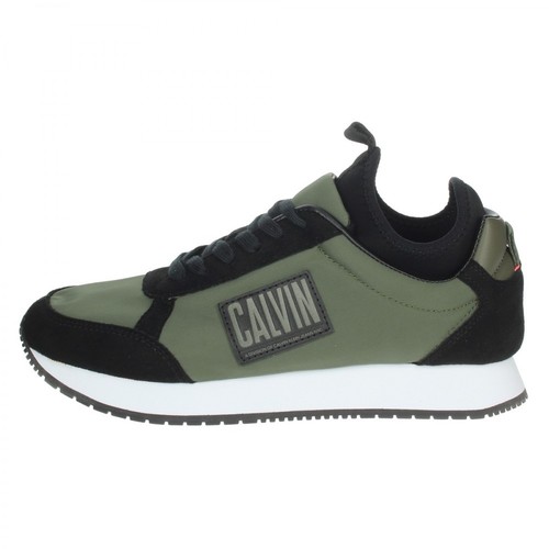Calvin Klein Jeans, Sneakers- Jodey low top-7 B4S0715 Zielony, male, 556.00PLN