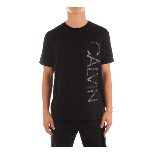 Calvin Klein, T-shirt Czarny, male, 323.00PLN