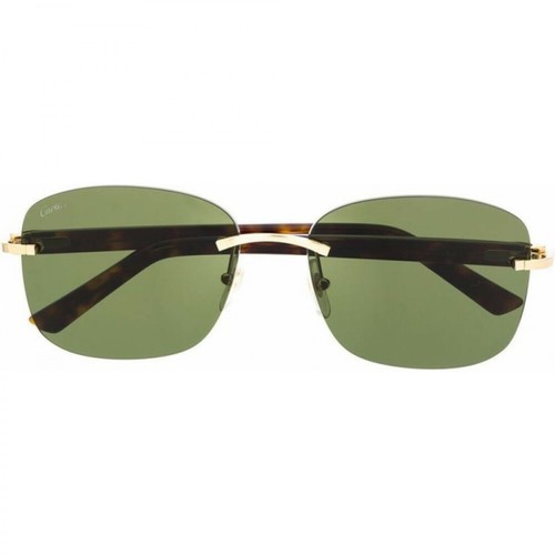Cartier, Sunglasses Ct0227S Zielony, male, 7520.00PLN