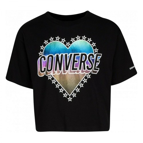 Converse, T-Shirt Czarny, female, 164.00PLN