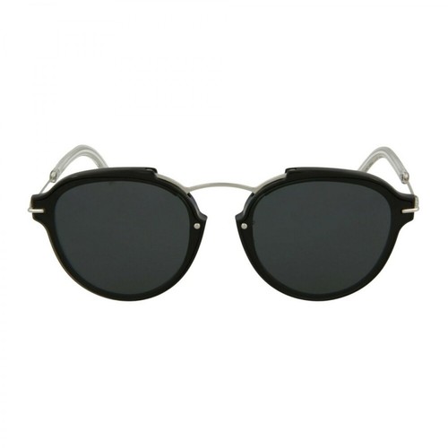 Dior, Okrągłe metalowe okulary przeciwsłoneczne Czarny, female, 1150.00PLN