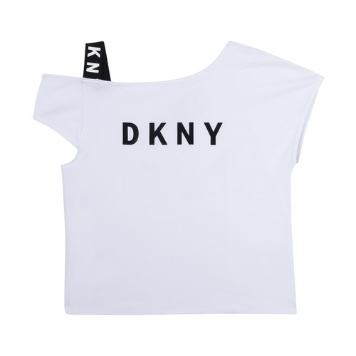 Dkny, t-shirt Biały, female, 166.00PLN