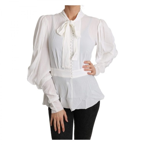 Dolce & Gabbana, Long Sleeves Top Biały, female, 1522.56PLN
