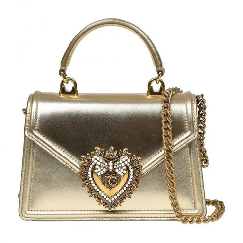 Dolce & Gabbana, Small devotion handbag Żółty, female, 6156.00PLN